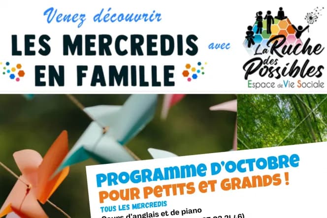 Image 2 : Mercredi en famille : origami et poterie background