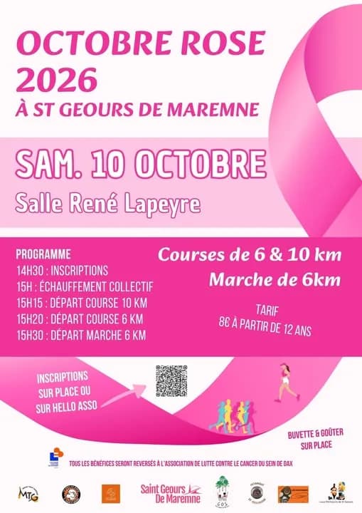 Image 1 : Octobre Rose à St Geours de Maremne background