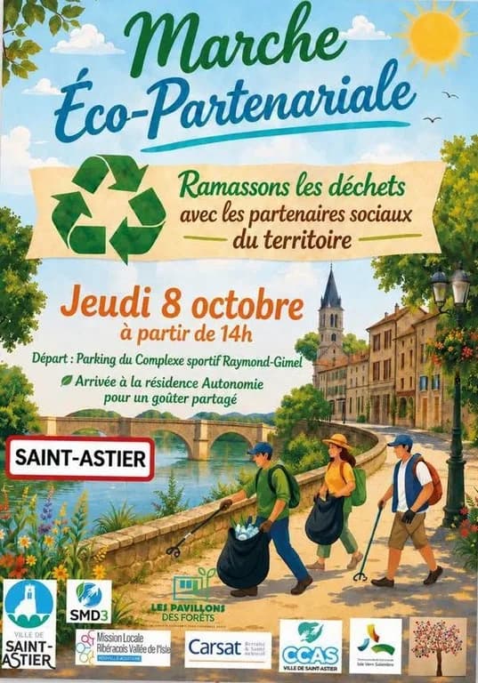Image 1 : Semaine bleue : Marche écocitoyenne background