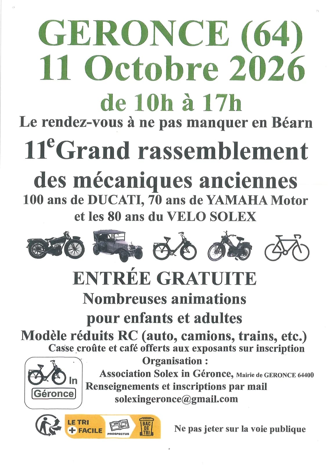 Image 1 : Solex in Géronce background