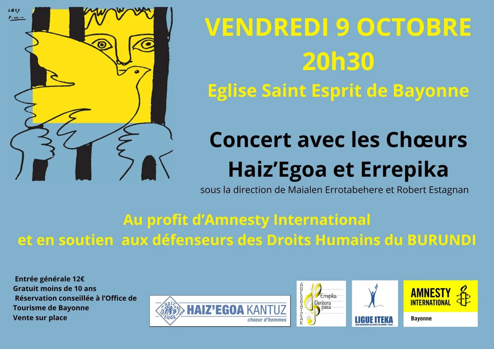 Image 1 : Concert avec les choeurs Haiz Egoa et Errepika background