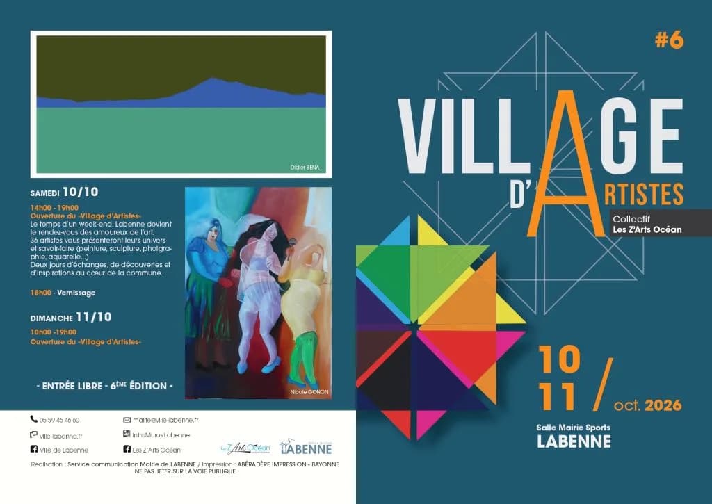 Image 1 : Expo Village d'Artistes 2026 background