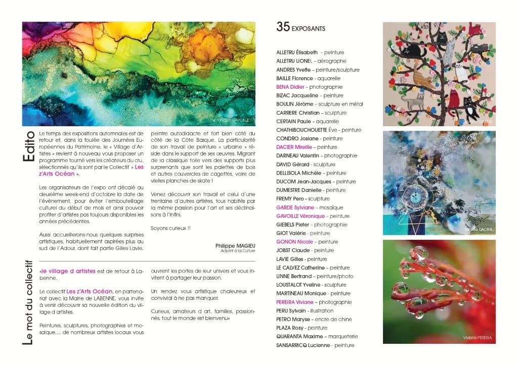 Image 2 : Expo Village d'Artistes 2026 background