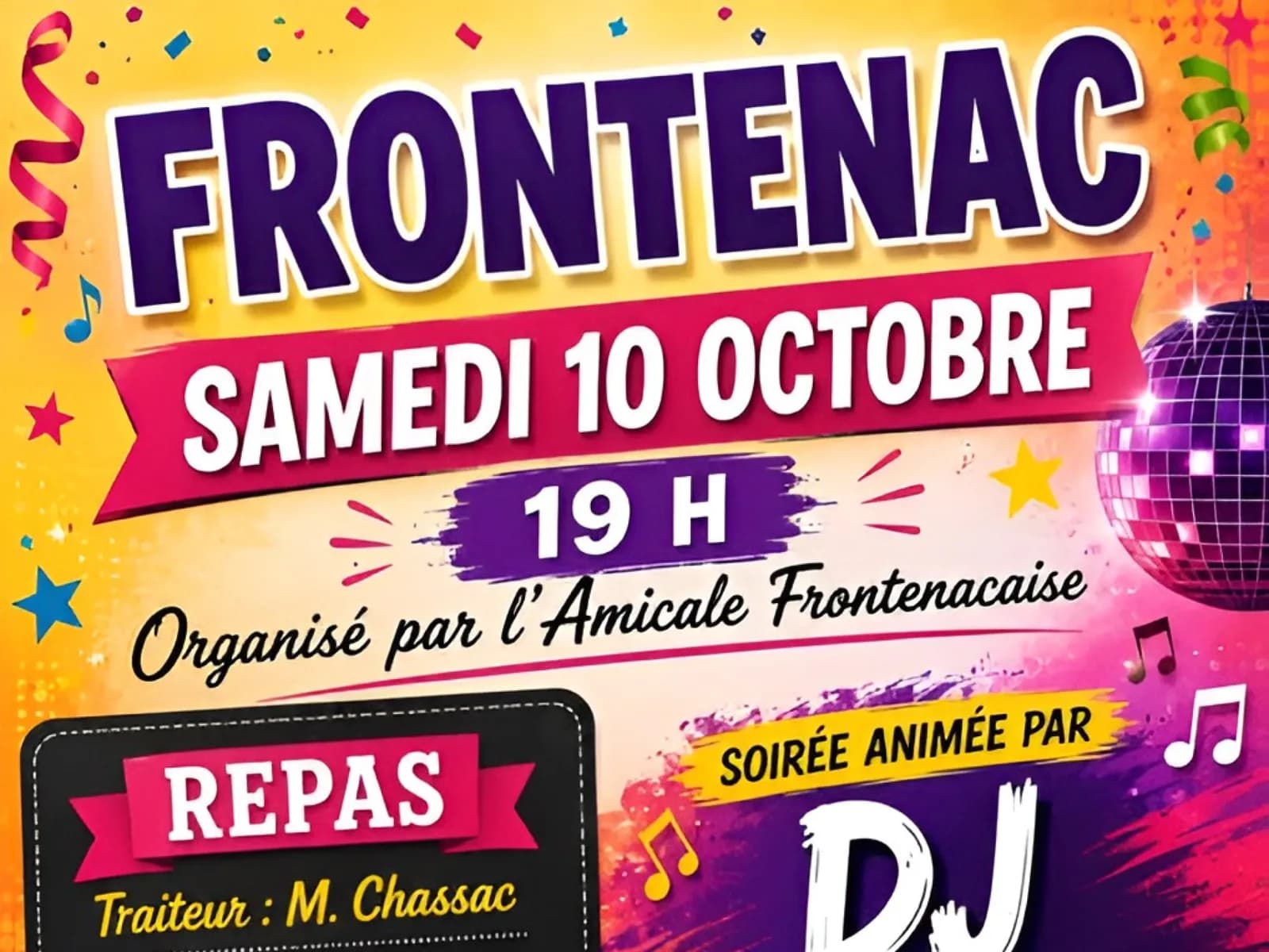 Image 1 : Soirée festive à Frontenac background