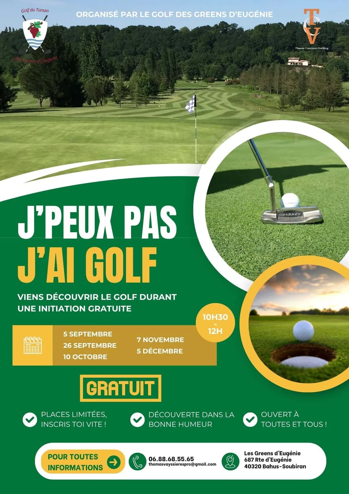 Image 1 : J'peux pas j'ai golf ! background