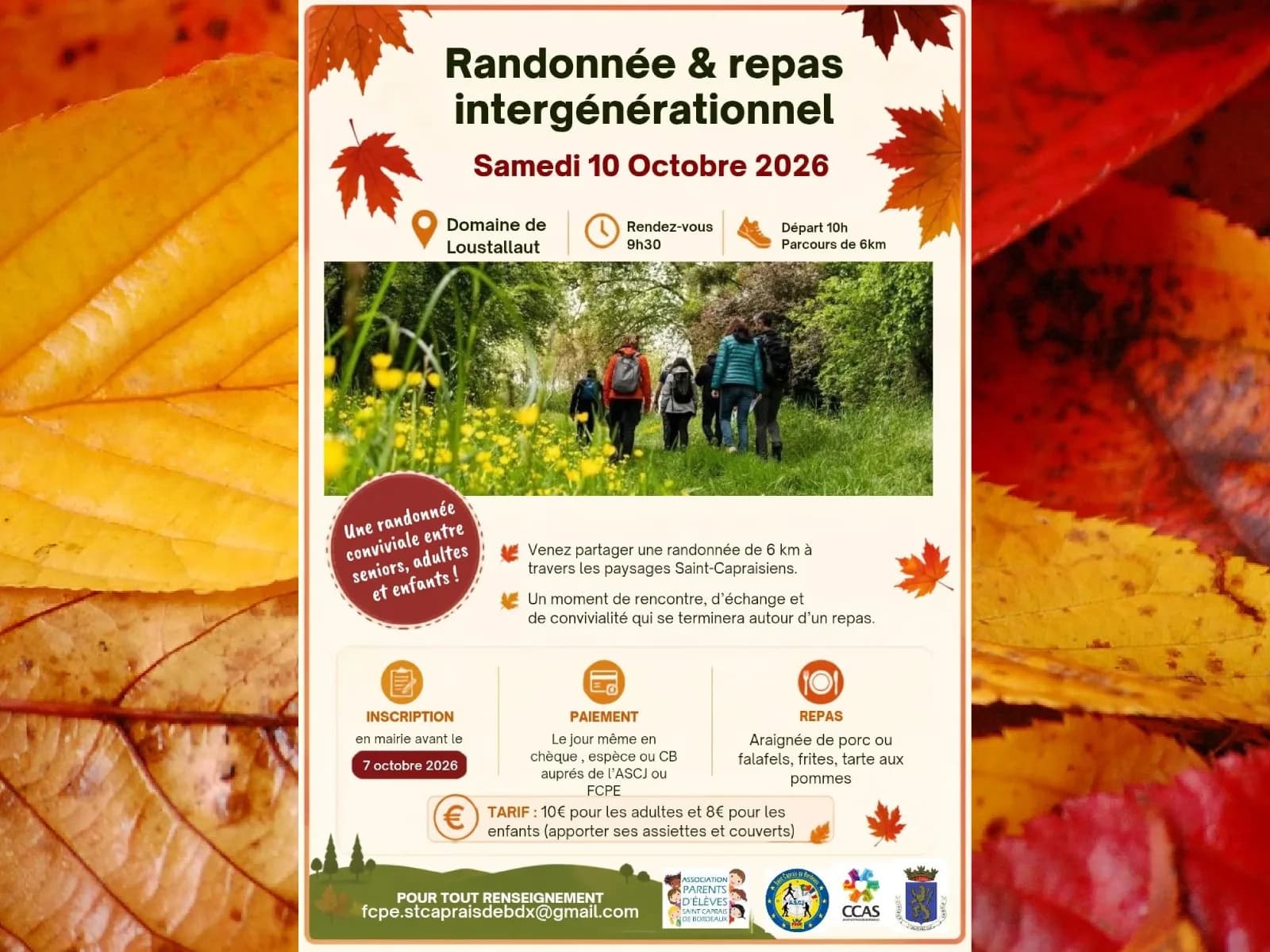 Image 1 : Randonnée et repas intergénérationnel background
