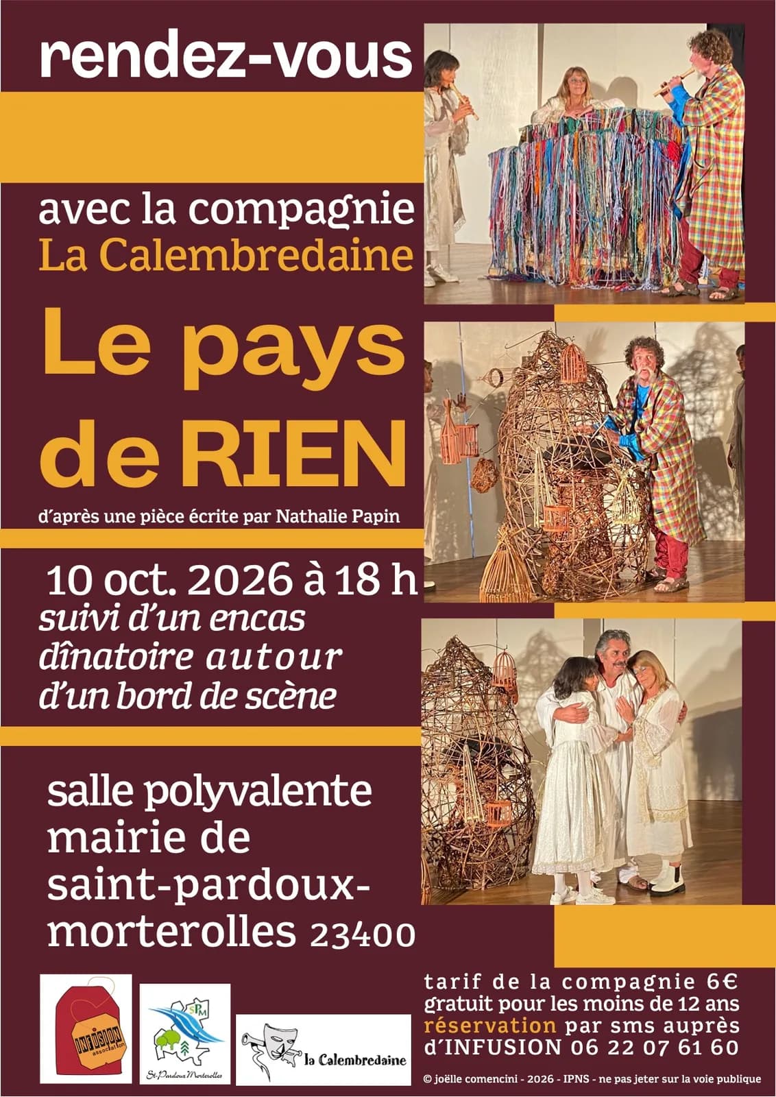 Image 1 : Le pays de rien, compagnie La Calembredaine background