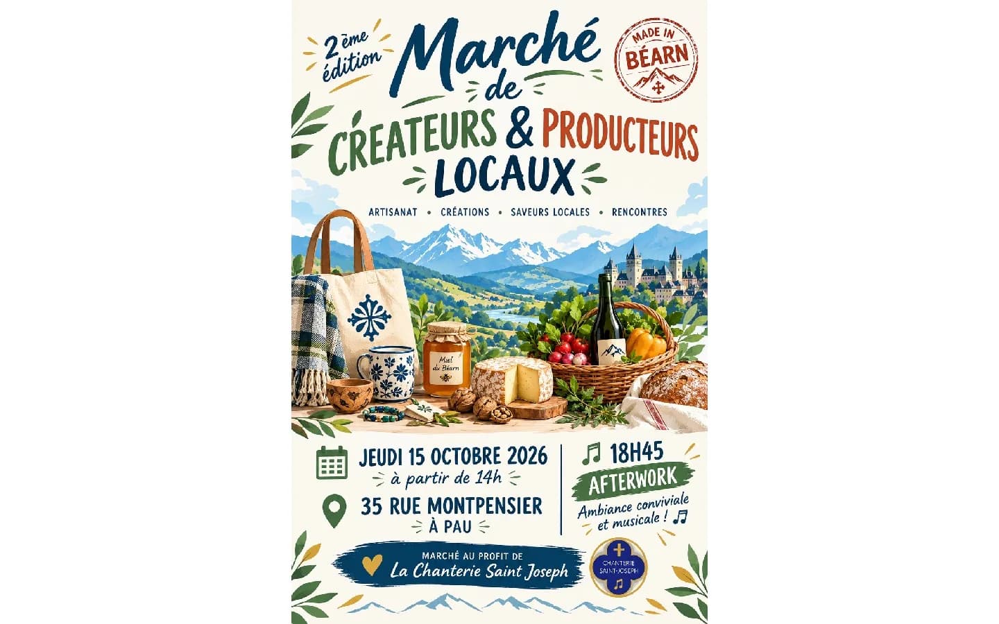 Image 1 : Marché de créateurs et producteurs 2ème édition background