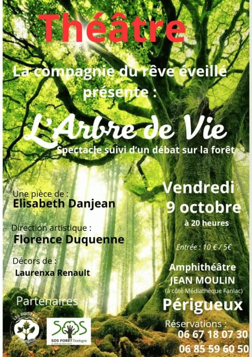 Image 1 : Théâtre l'Arbre de Vie suivi d'un débat sur nos forêts background