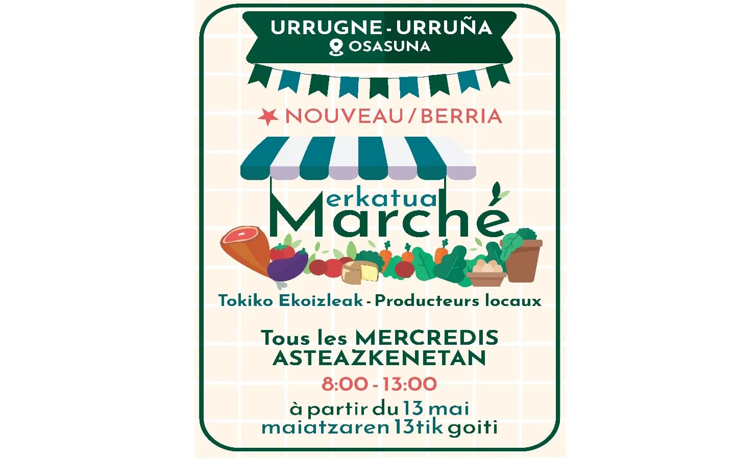 Image 1 : Marché d'Urrugne background