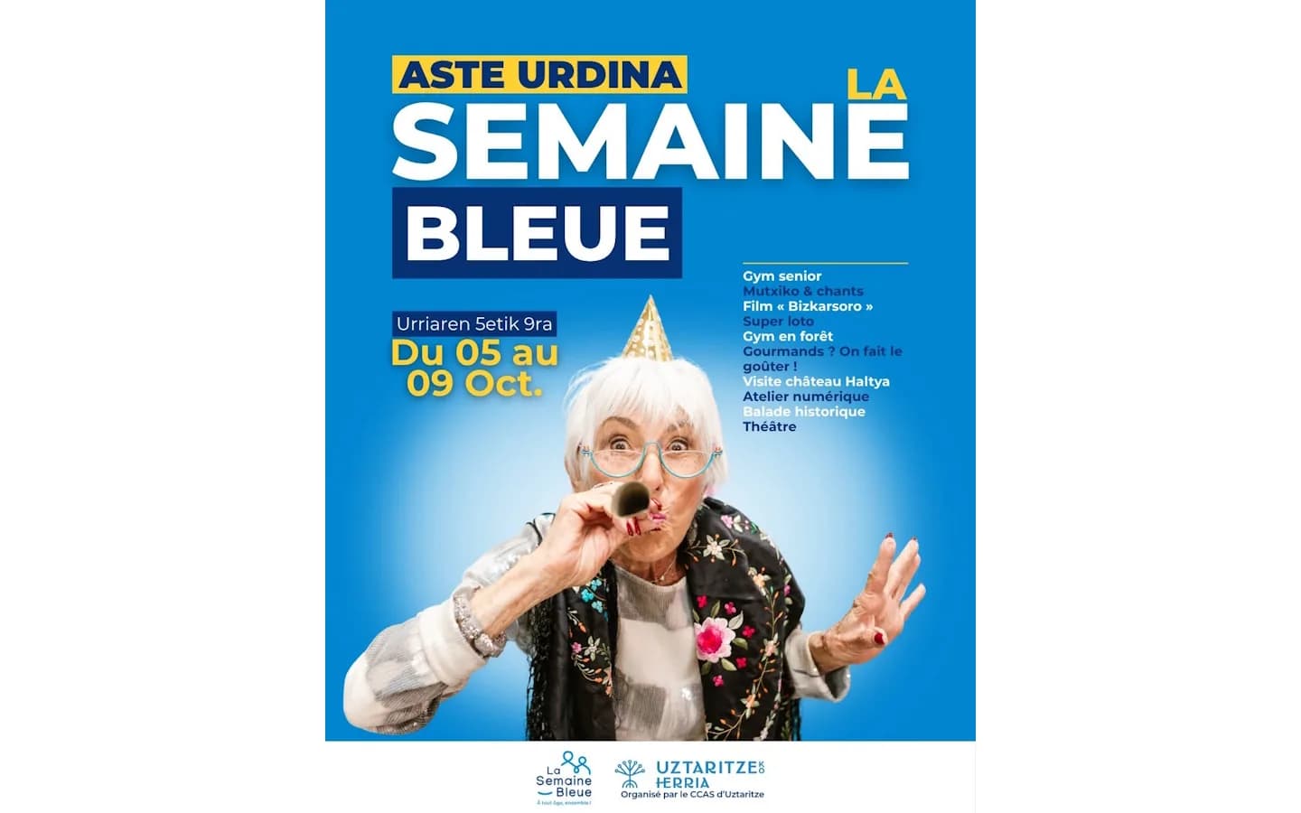 Image 1 : La semaine bleue background