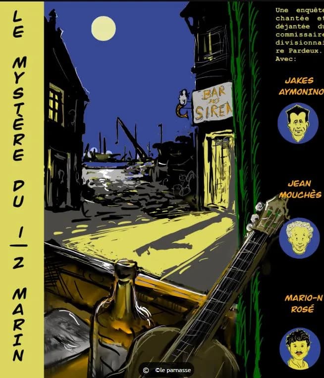 Image 1 : Spectacle - Le mystère du demi-marin background