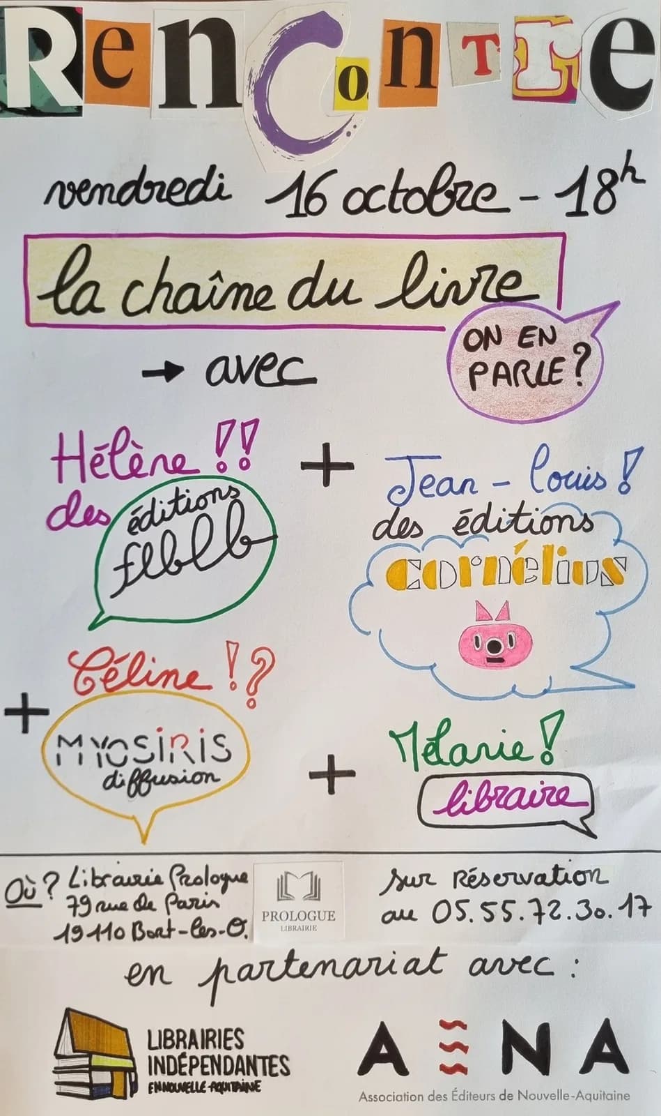 Image 1 : Rencontre BD et chaîne du livre - Librairie Prologue background