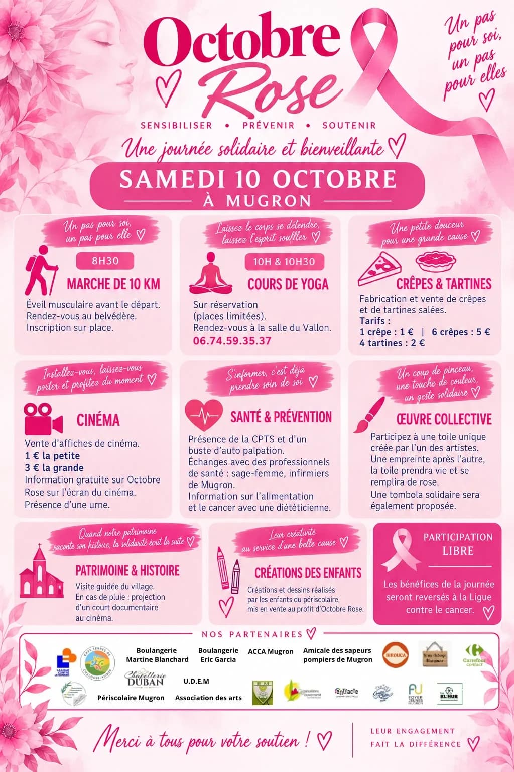 Image 1 : Octobre Rose à Mugron background