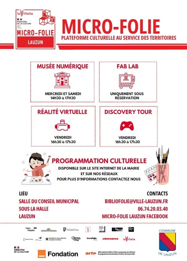 Image 1 : Micro-Folie : Musée numérique background