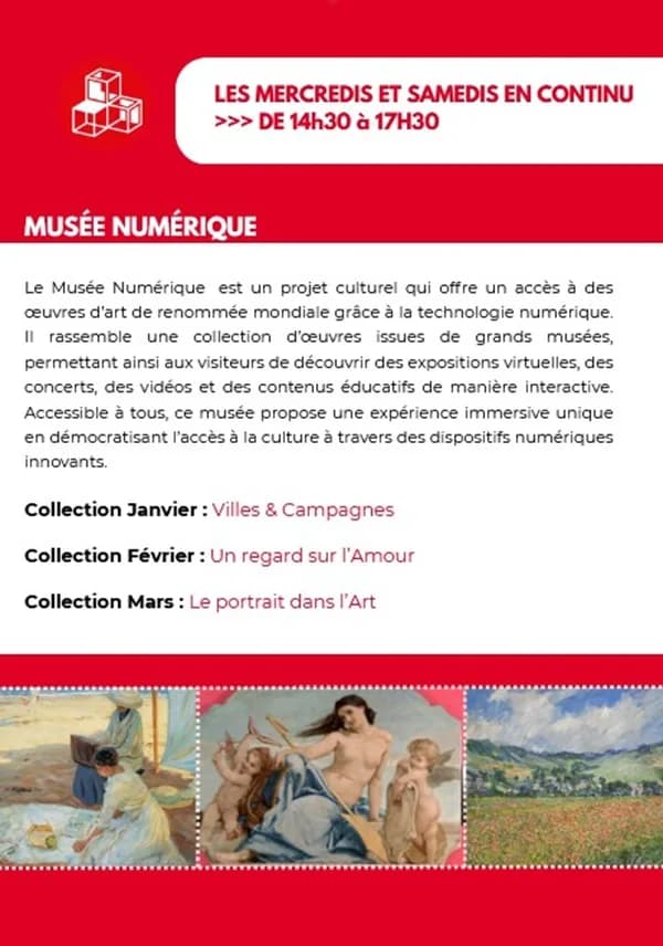 Image 2 : Micro-Folie : Musée numérique background