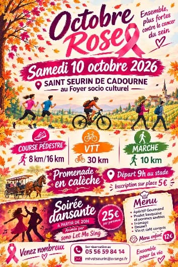 Image 1 : Octobre Rose 2026 à St-Seurin-de-Cadourne background