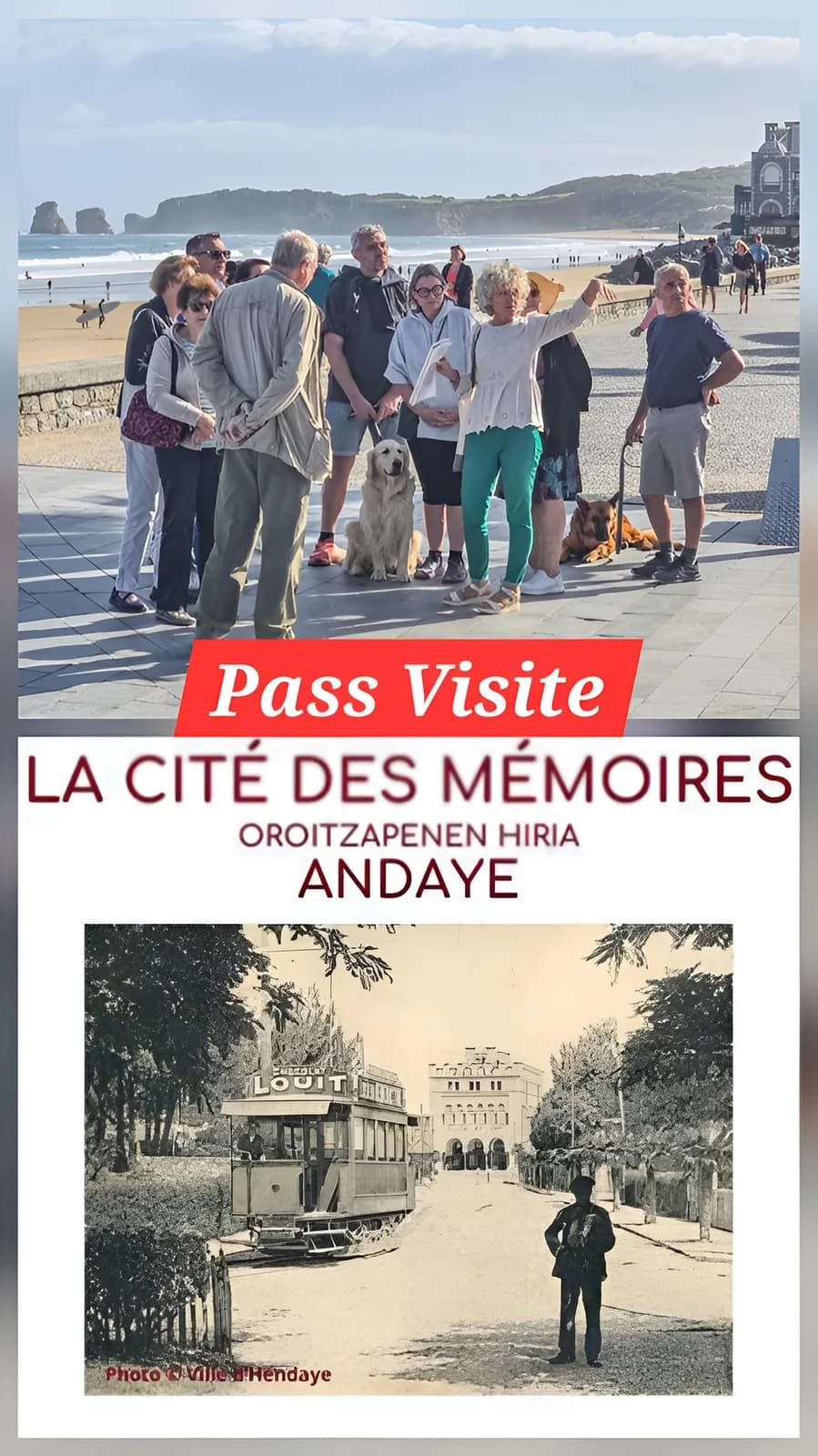 Image 1 : Pass "Visite d'Hendaye "Quartier plage" + Cité des Mémoires" background