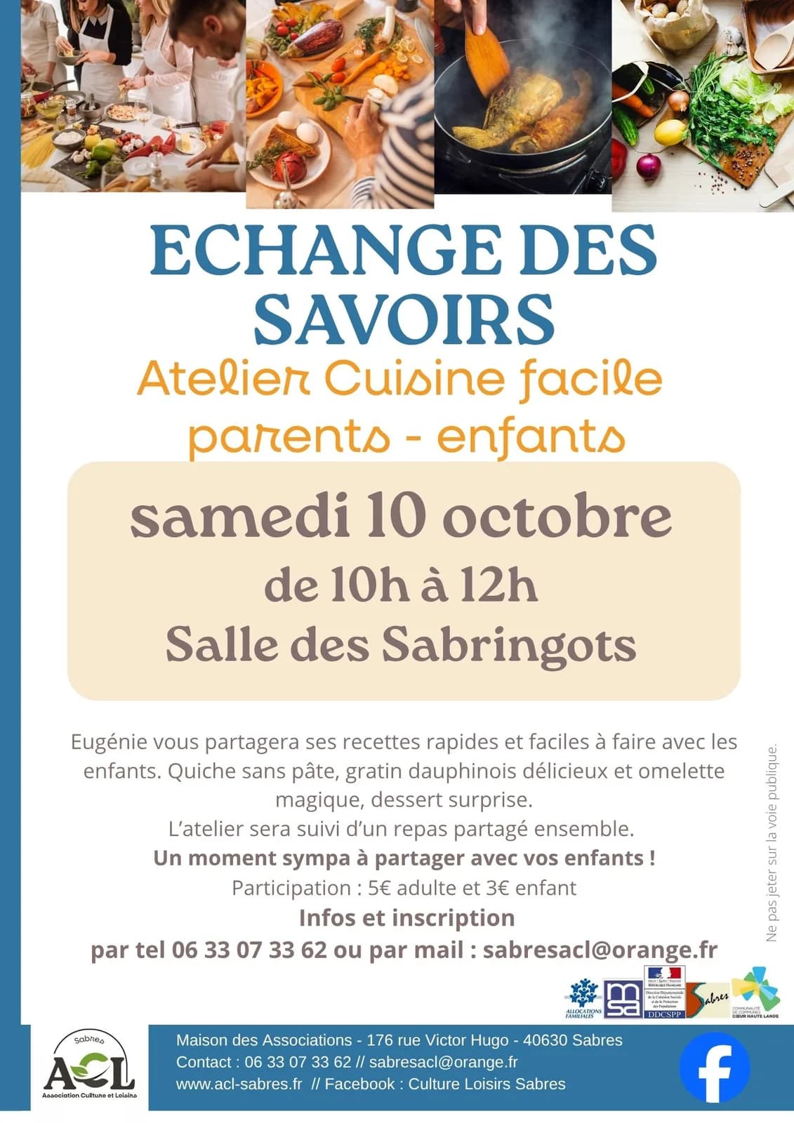 Image 1 : Echange des savoirs : cuisine facile parents-enfants background