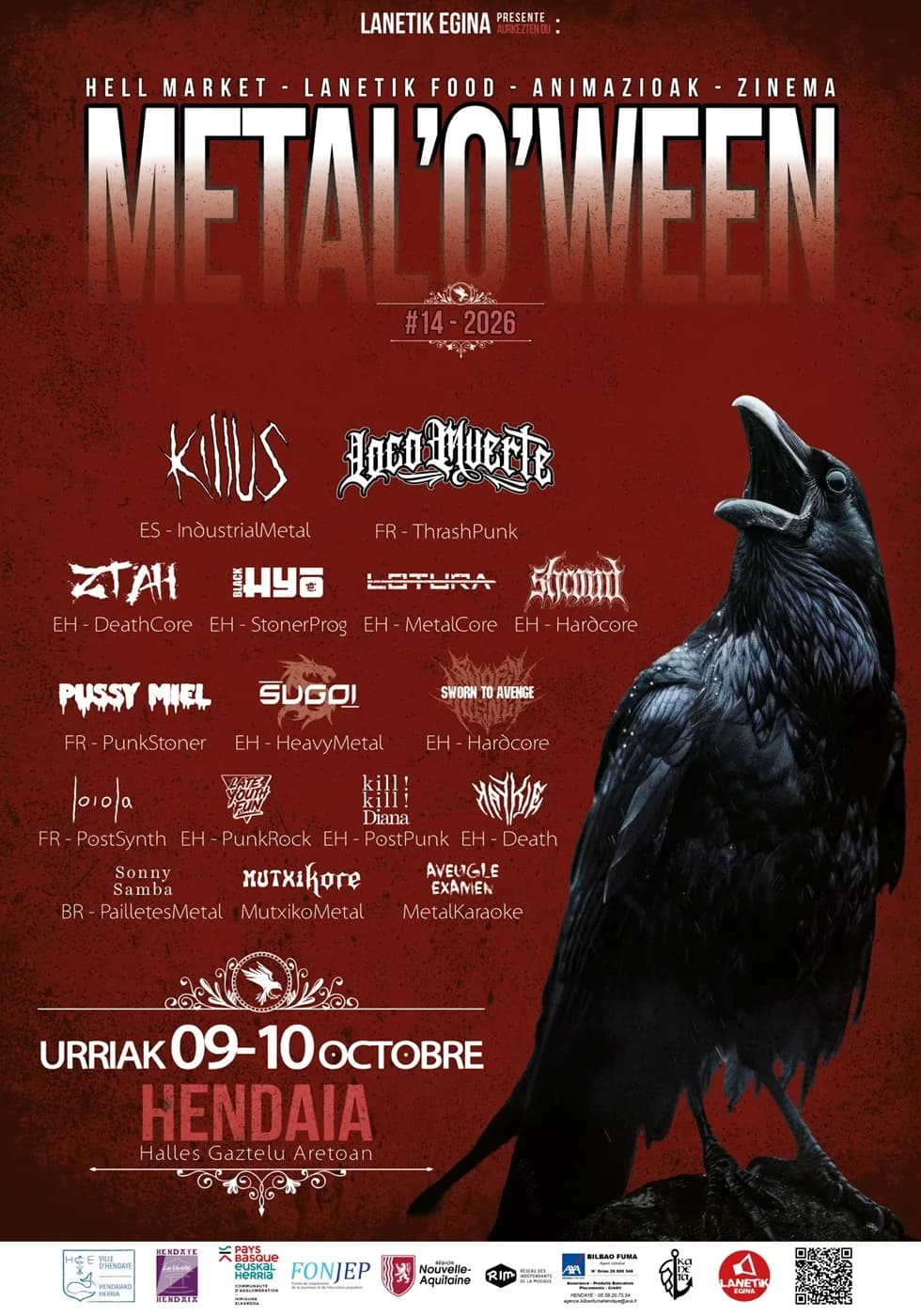 Image 1 : Festival Metal’o’Ween 2026 background