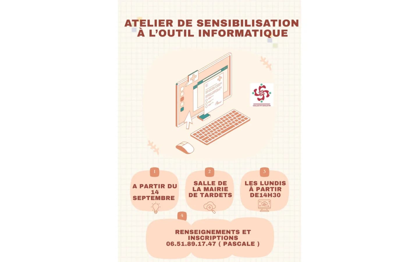 Image 2 : Atelier informatique background