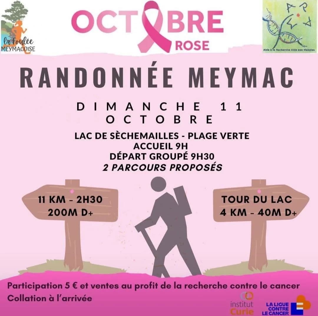 Image 1 : Randonnée Octobre Rose background