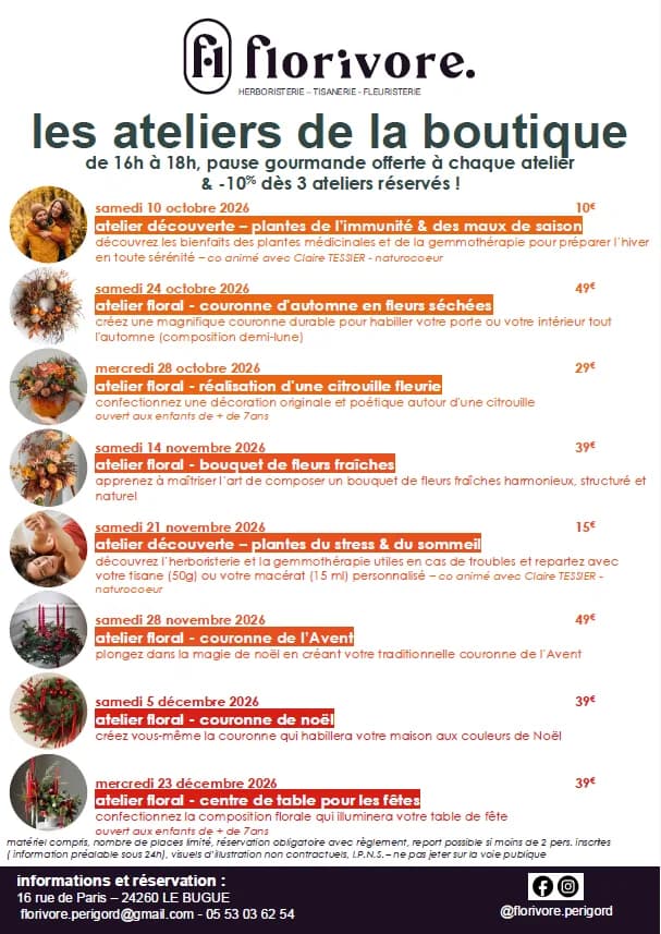 Image 2 : Atelier découverte - Plantes de l'immunité et des maux de saison background