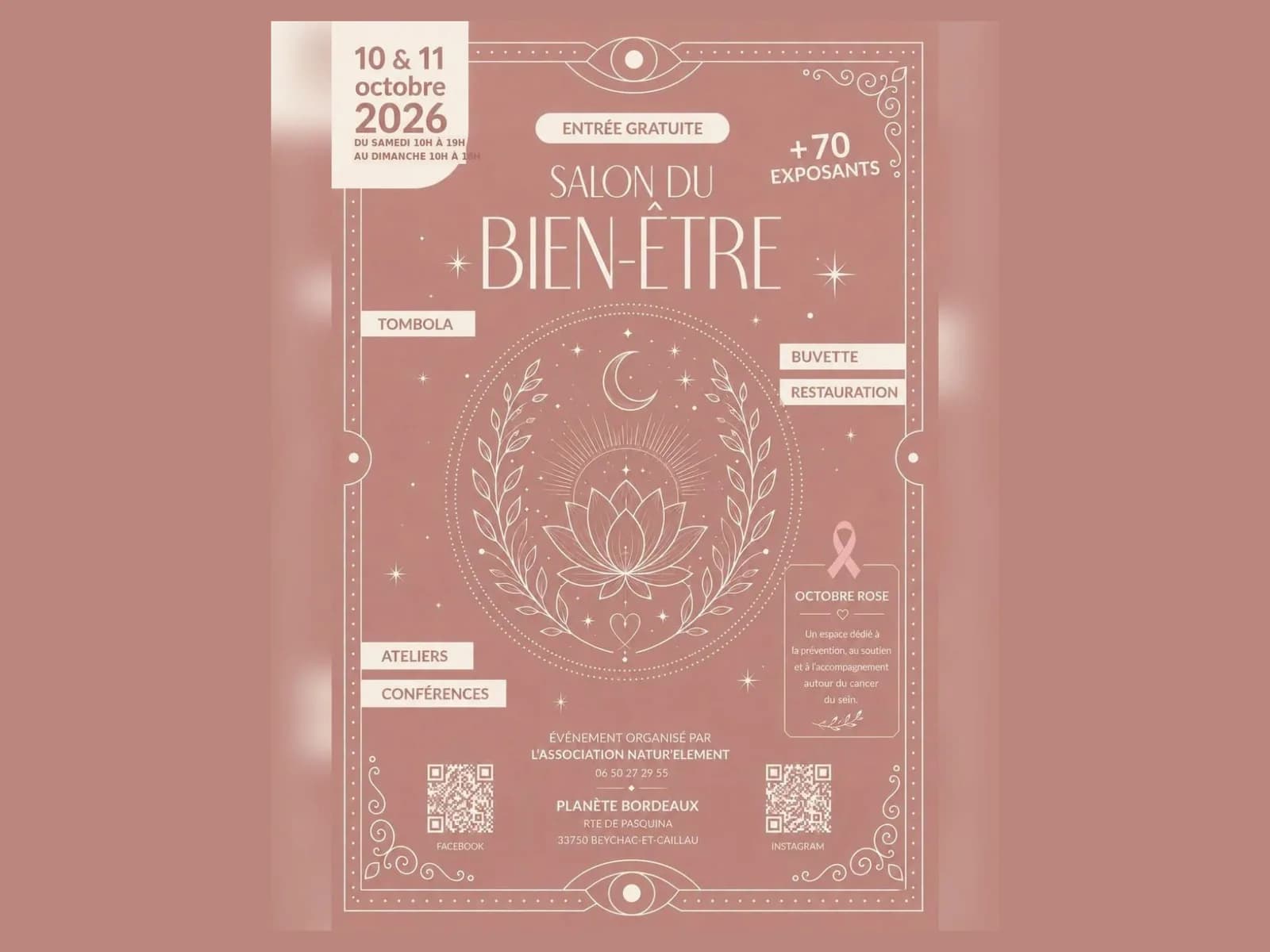 Image 1 : Salon du bien-être de Beychac-et-Caillau background