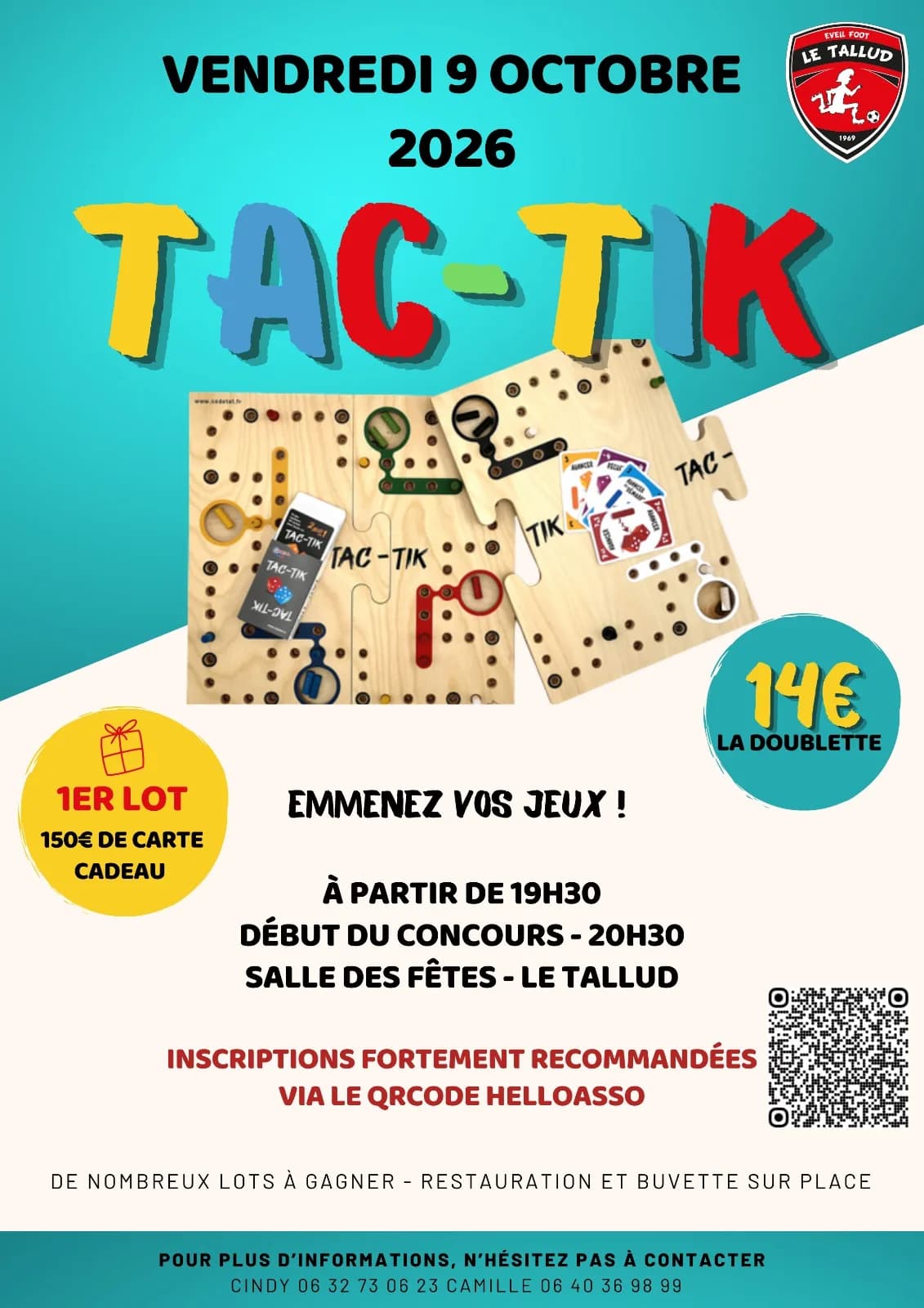 Image 1 : Tournoi de tac-tik au Tallud background
