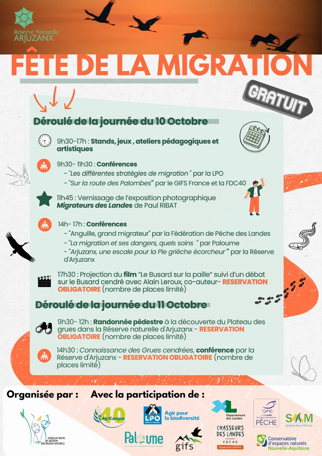 Image 2 : Fête de la migration background