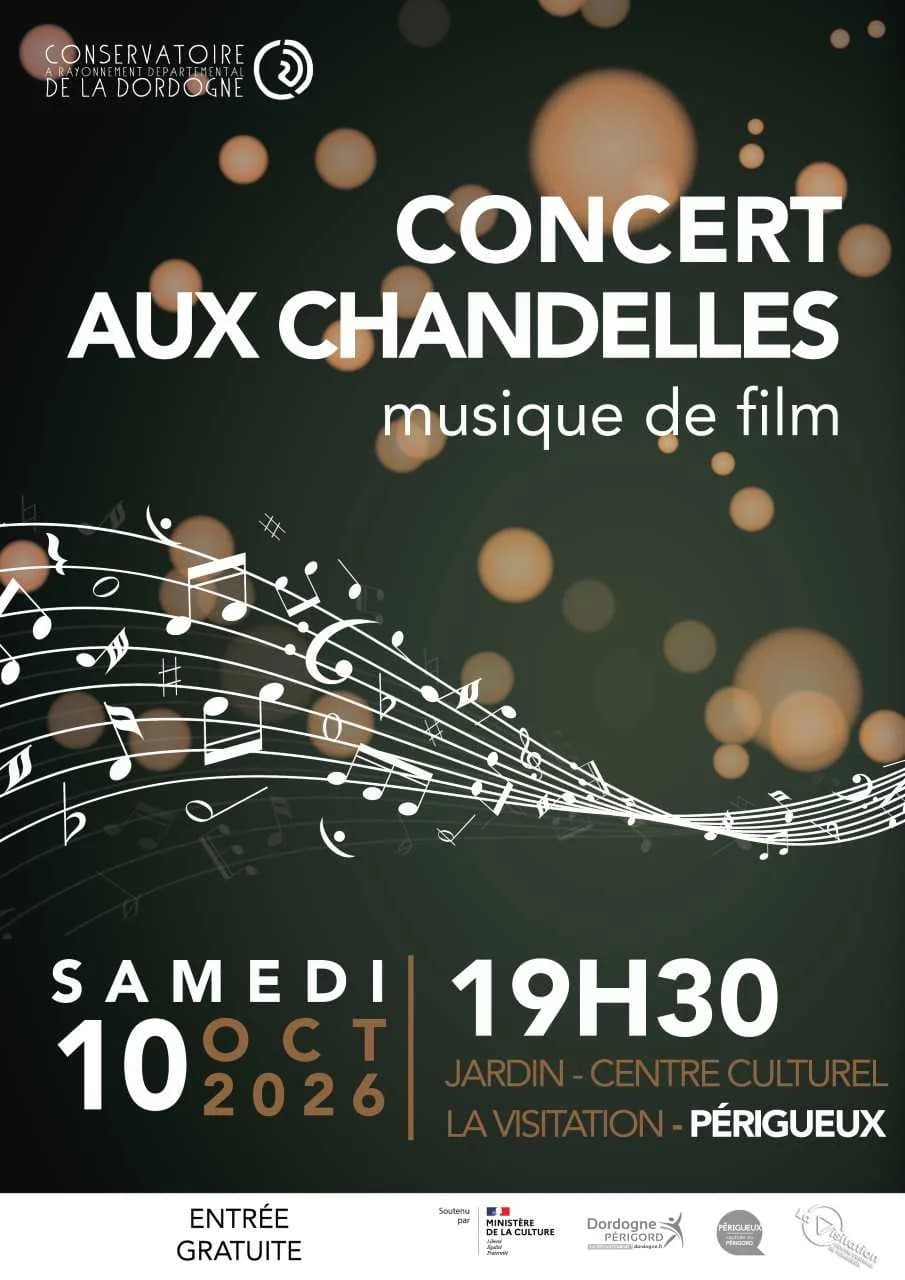 Image 1 : Concert aux chandelles background