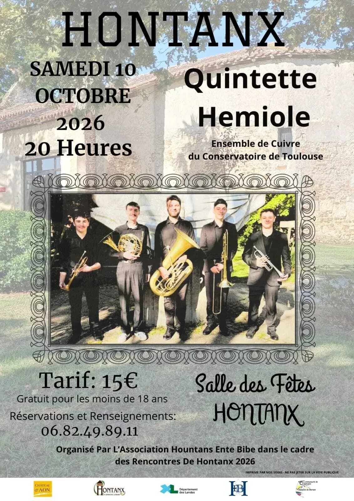 Image 1 : Concert : Quintette Hemiole background