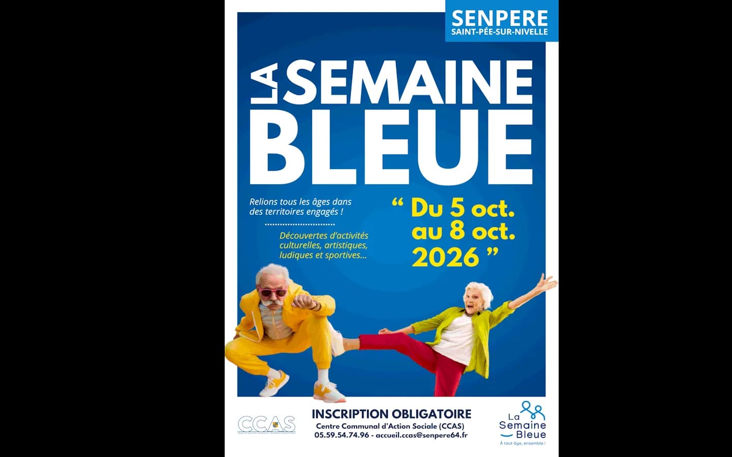 Image 1 : La semaine bleu background