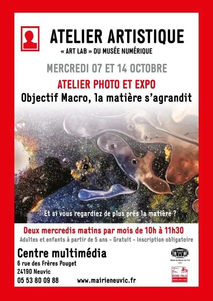 Image 2 : Atelier "Art Lab" enfants et adultes : photo et expo background