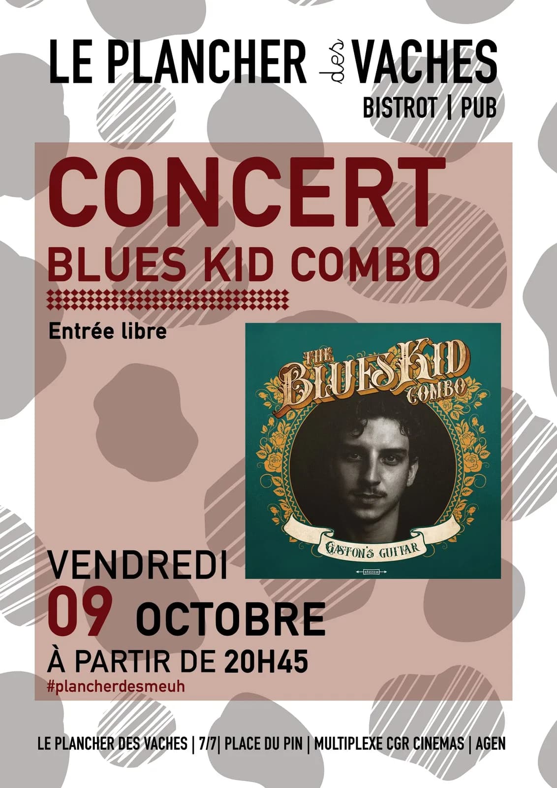 Image 1 : Blues Kid Combo background