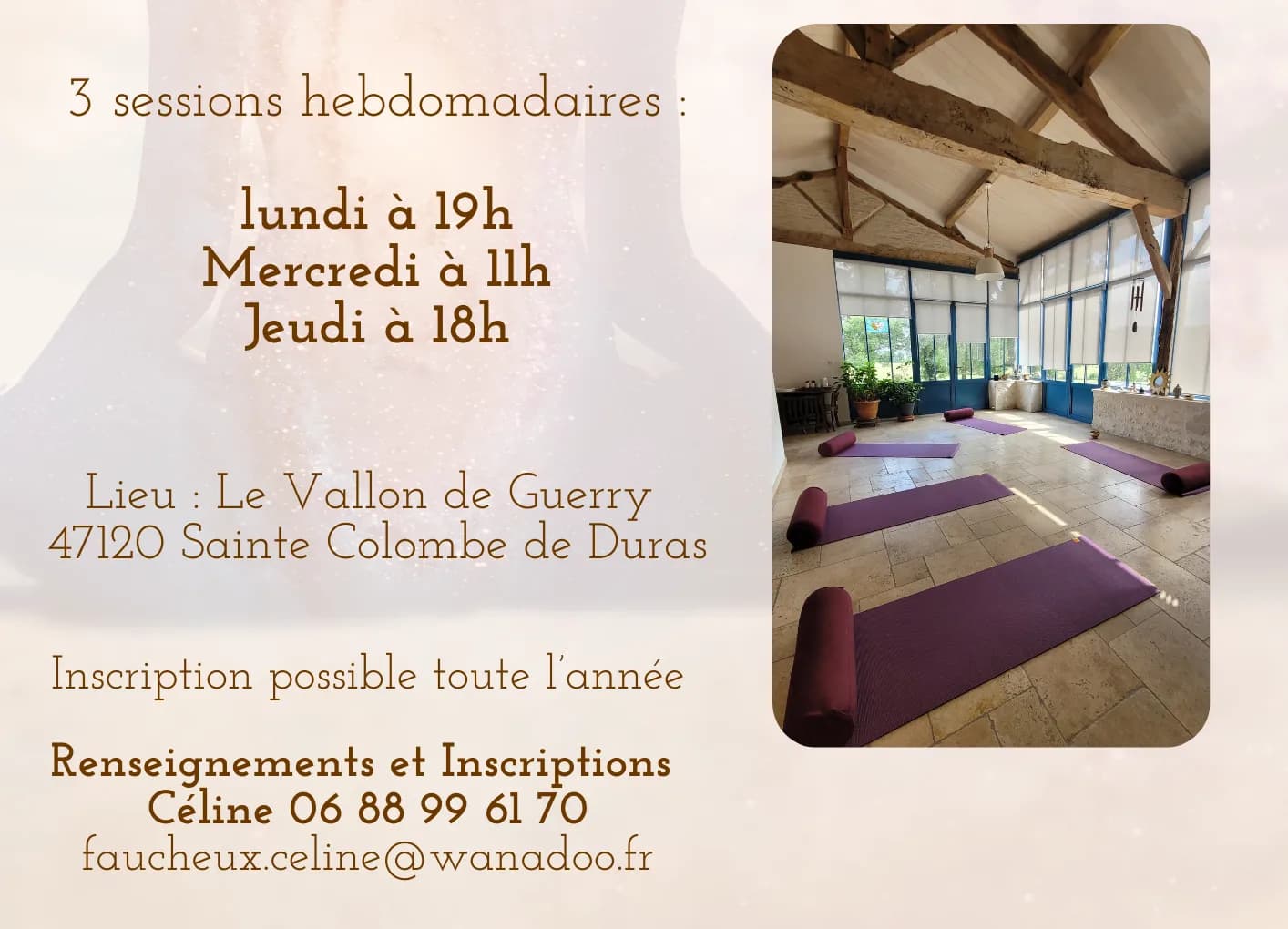 Image 3 : Séance de Hatha Yoga background