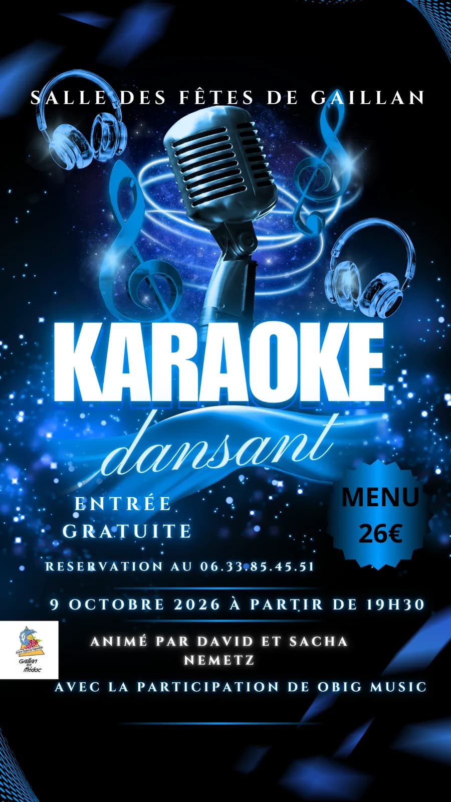 Image 1 : Karaoké dansant background