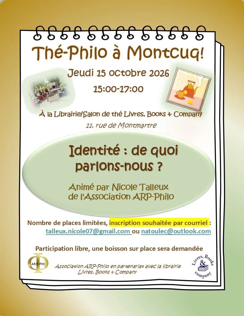 Image 1 : Livres, Books & Co : Thé Philo background