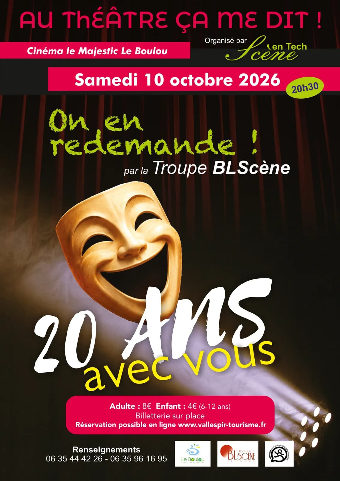 Image 1 : AU THÉÂTRE ÇA ME DIT... ON EN REDEMANDE ! (BLSCÈNE) background