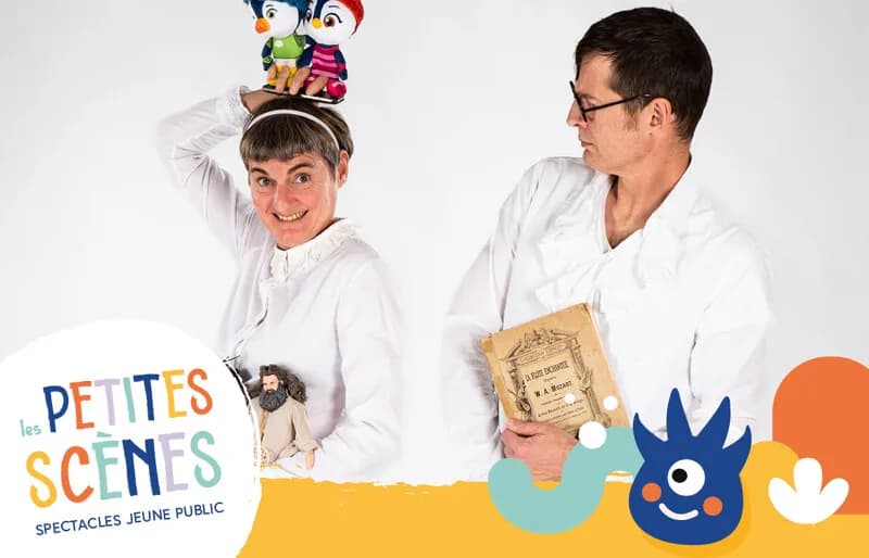 Image 1 : LES PETITES SCENES, SPECTACLE JEUNE PUBLIC "LA FLUTE SANS CHANTER" background
