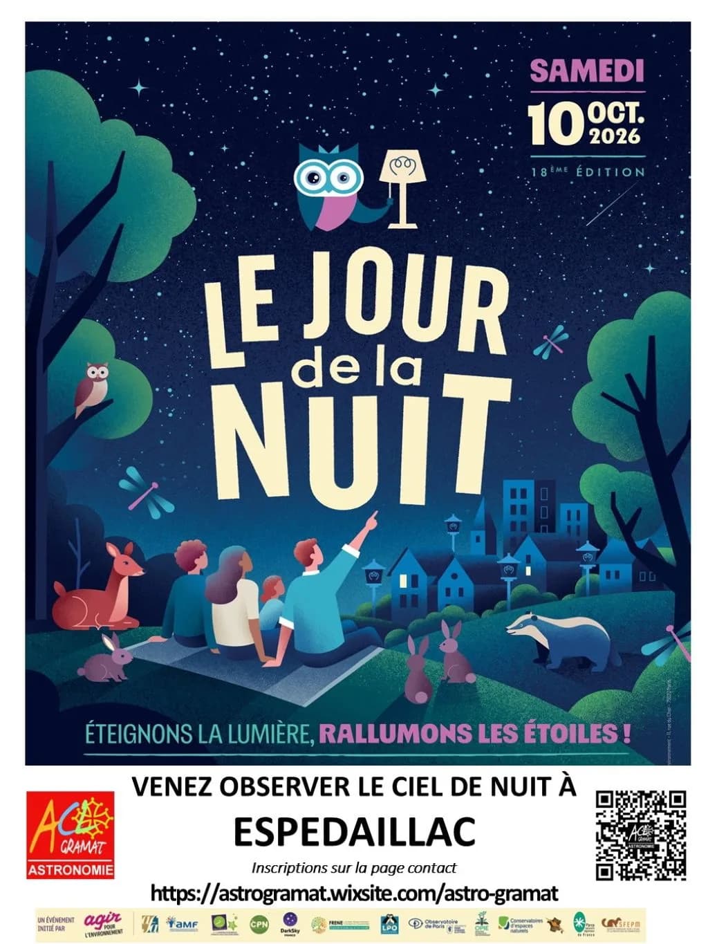 Image 1 : Le Jour de la Nuit à Espédaillac background
