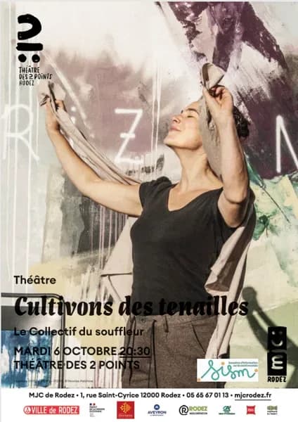 Image 1 : Théâtre des 2 points : Cultivons des tenailles - Le collectif du souffleur ( théâtre ) background