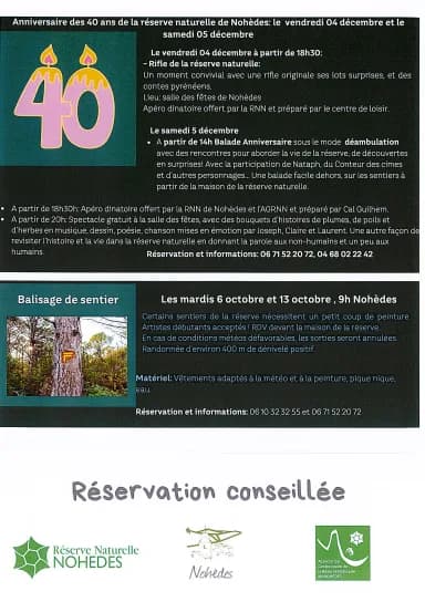 Image 1 : BALISAGE DE SENTIER background