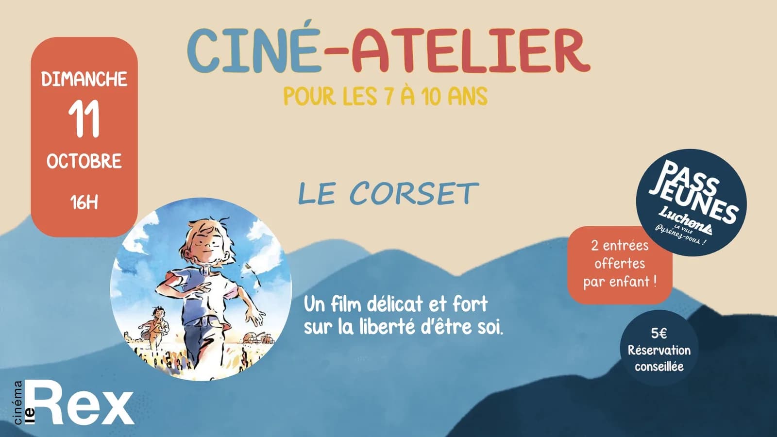 Image 1 : CINÉ-ATELIER ET AVANT-PREMIÈRE "LE CORSET" background
