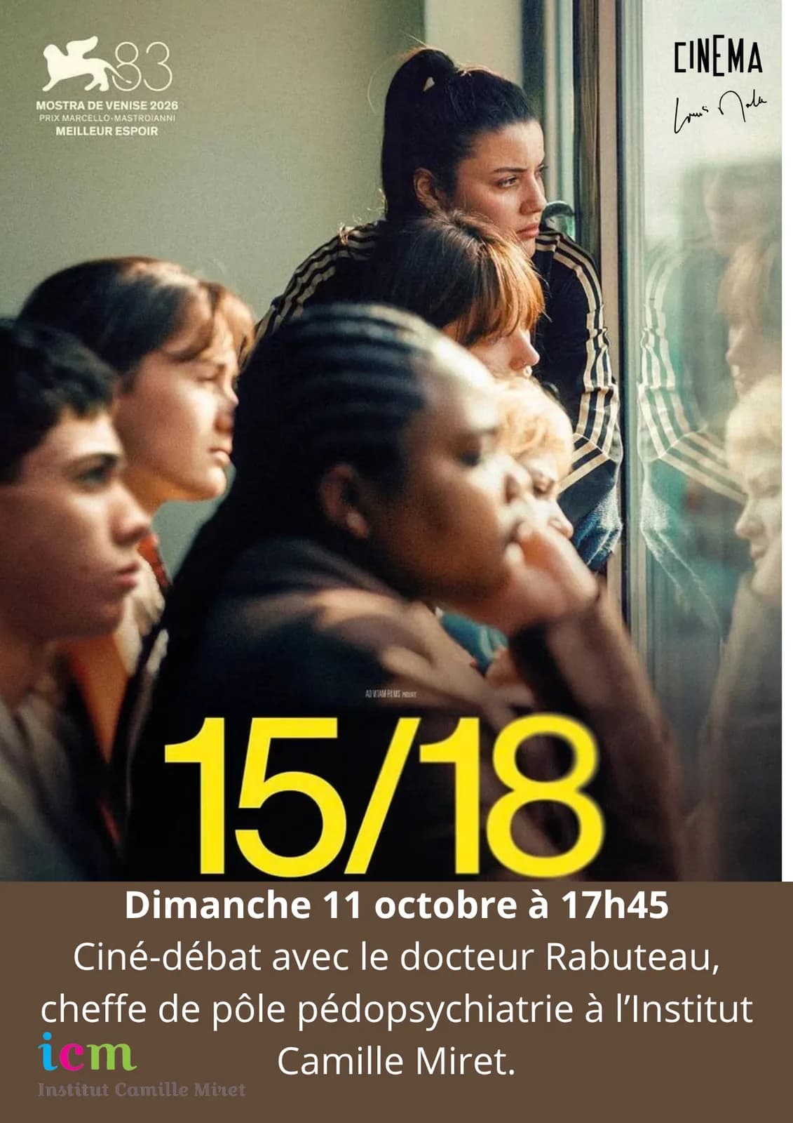 Image 1 : Ciné Débat avant première du film :"15/18" background