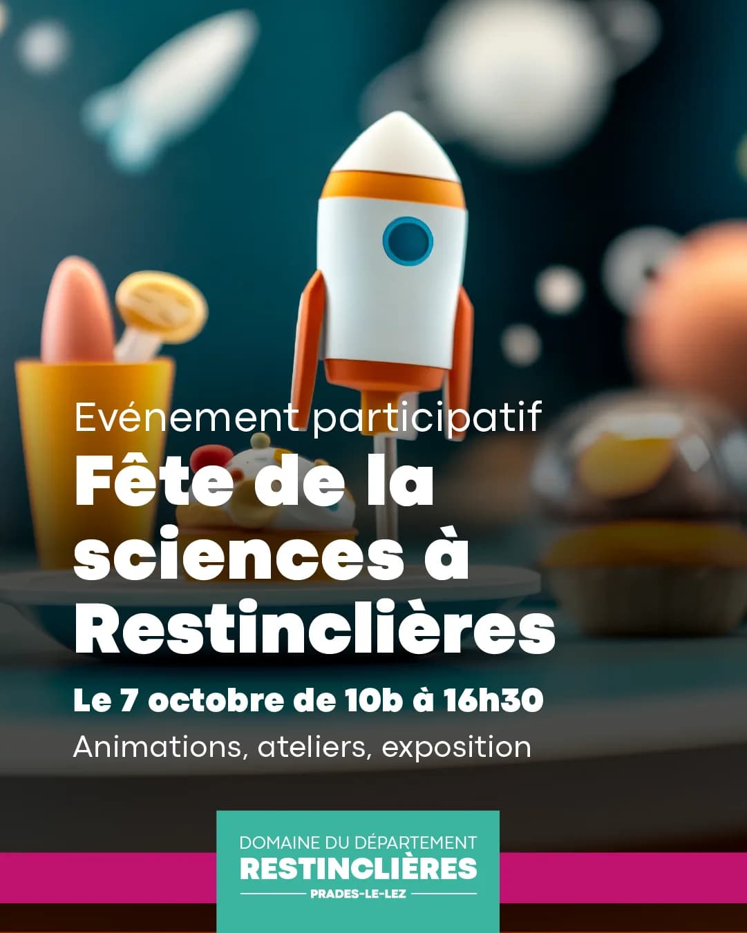 Image 1 : FÊTE DE LA SCIENCE À RESTINCLIÈRES background