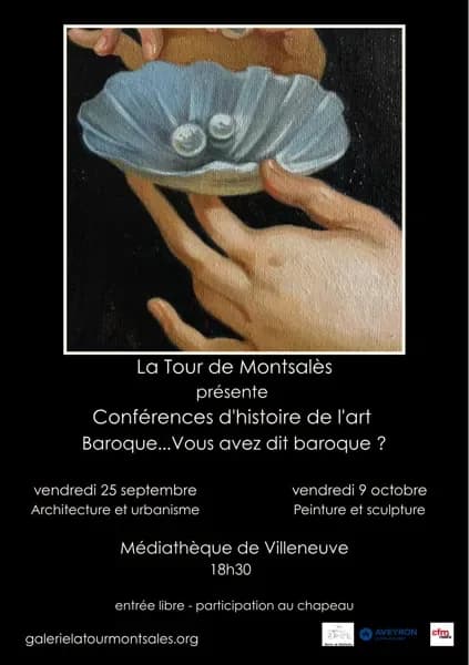 Image 1 : Conférence d'histoire de l'art "Baroque...Vous avez dit baroque ?" : Peinture et sculpture background