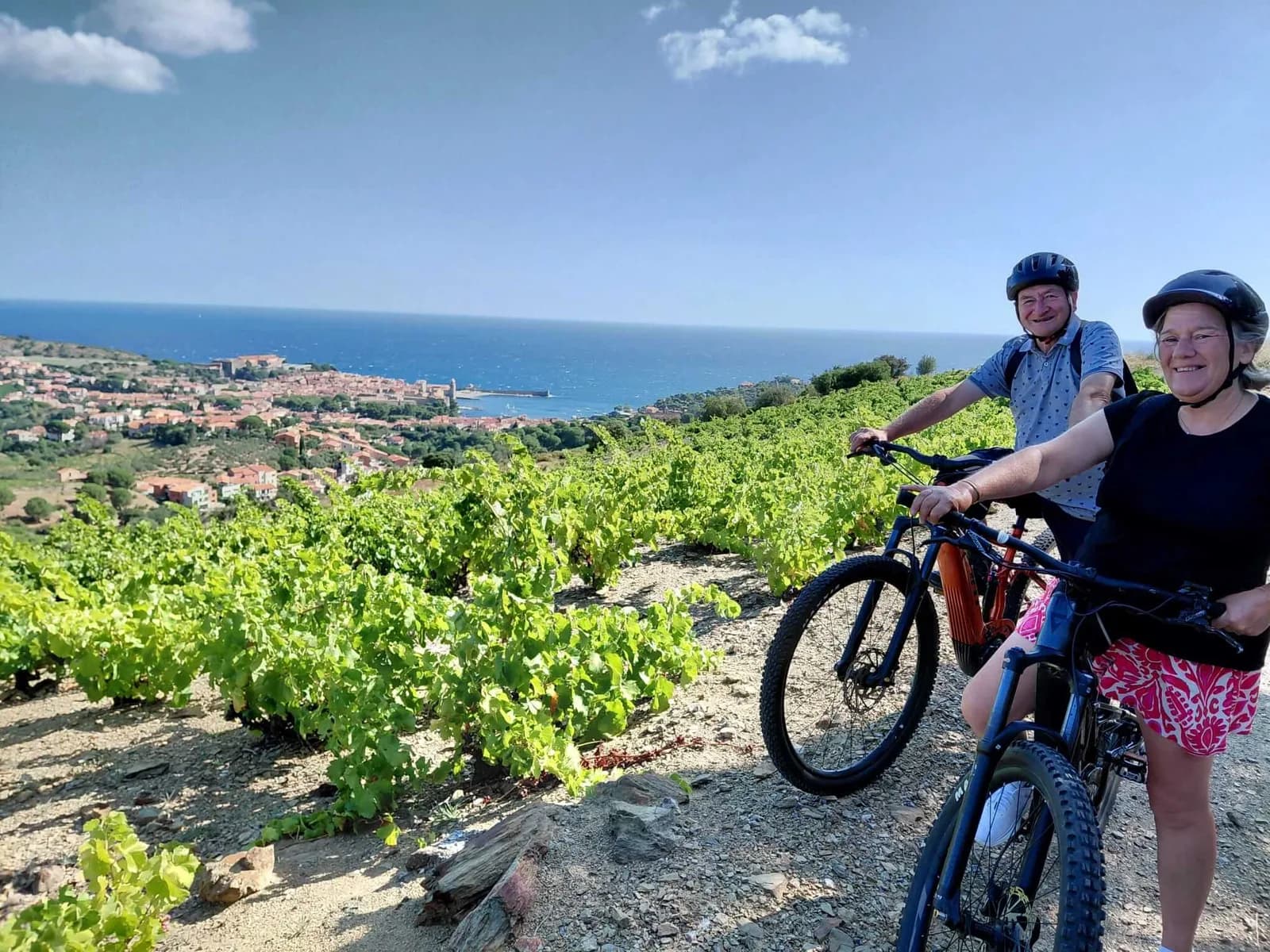 Image 4 : BALADE OENOTOURISTIQUE EN VTT ÉLECTRIQUE À COLLIOURE background