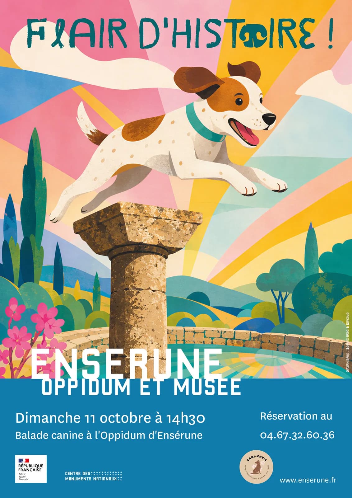Image 1 : FLAIR D'HISTOIRE AU MUSEE ARCHEOLOGIQUE D'ENSERUNE background