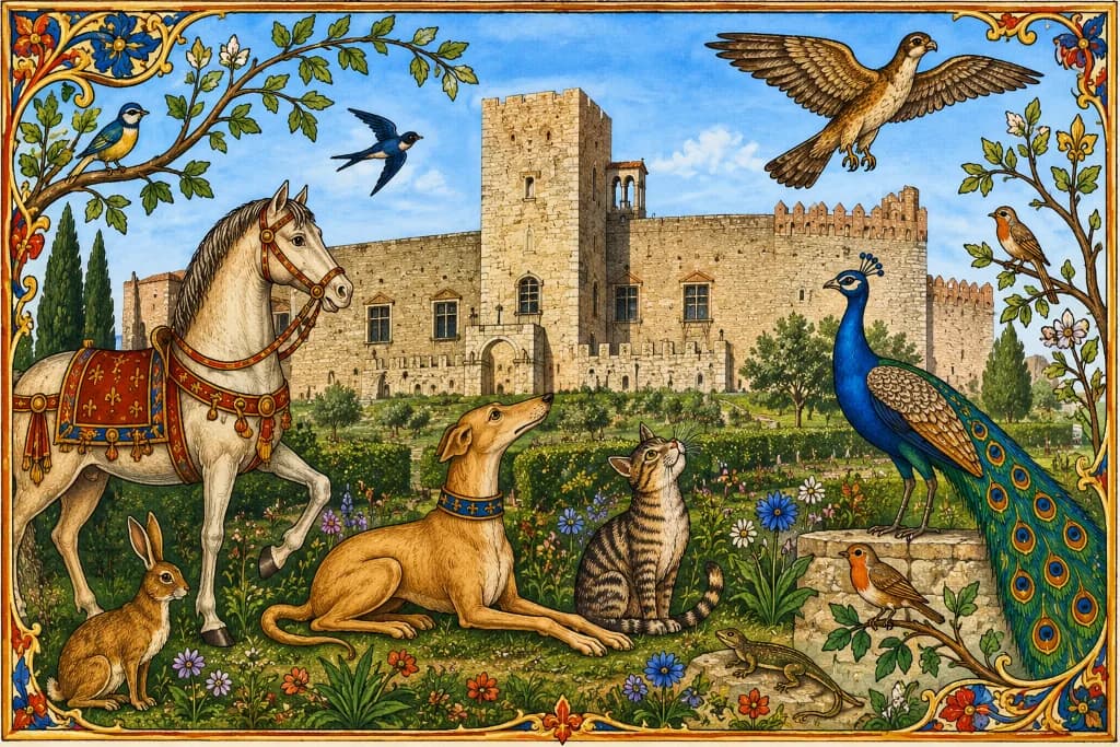 Image 1 : "DRAGONS, PÂTISSONS ET CIE..." AU PALAIS DES ROIS DE MAJORQUE background